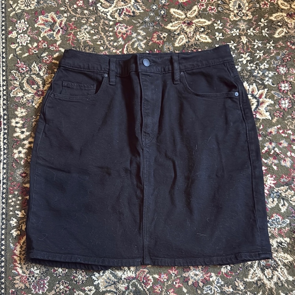 Hudson Jeans stretchy denim Skirt mid thigh length size 28